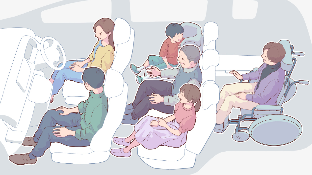 コンパクトなのに多人数乗車