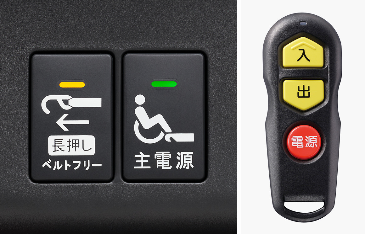 電動ウインチ操作スイッチ&電動ウインチ用リモコン